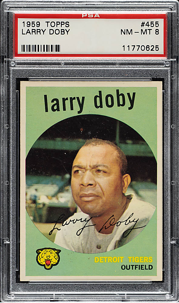 1959 Topps #455 Larry Doby PSA NM-MT 8