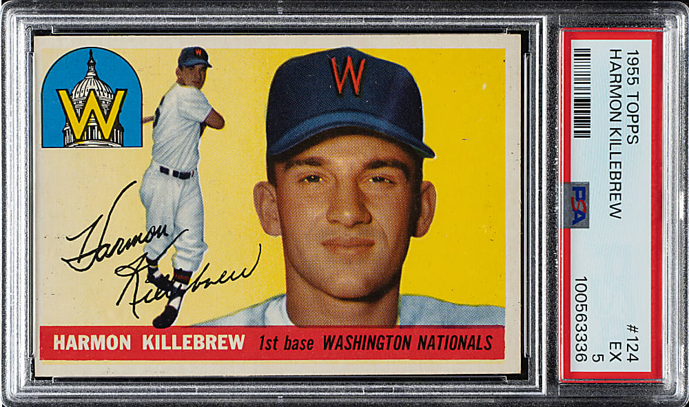 1955 Topps #124 Harmon Killebrew Rookie PSA EX 5