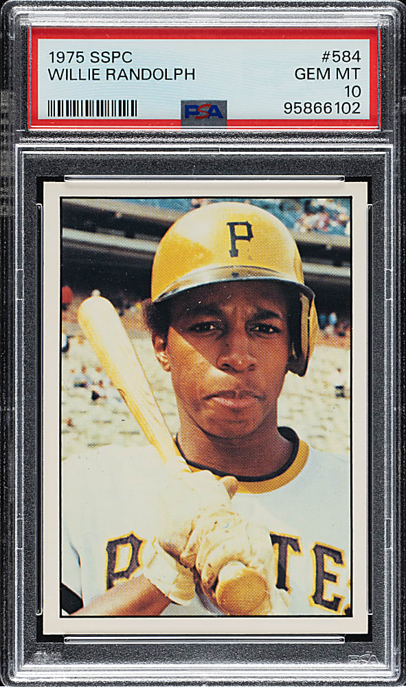 1975 SSPC #584 Willie Randolph PSA GEM MINT 10