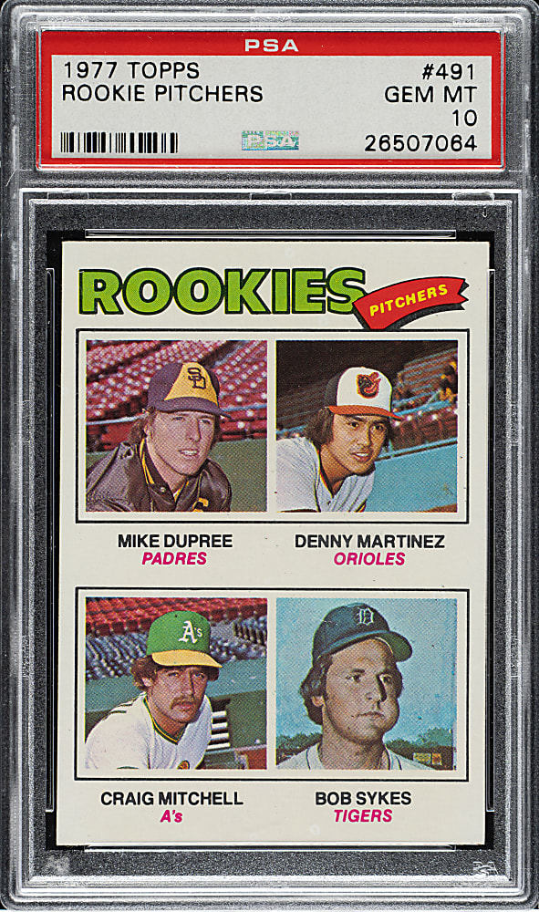 1977 Topps #491 Dupree/Martinez/Mitchell/Skyes PSA GEM MINT 10