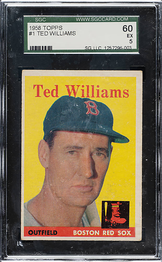 1958 Topps #1 Ted Williams SGC EX 60
