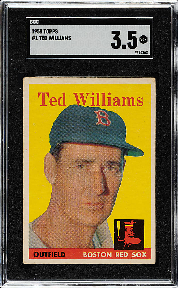 1958 Topps #1 Ted Williams SGC VG+ 3.5