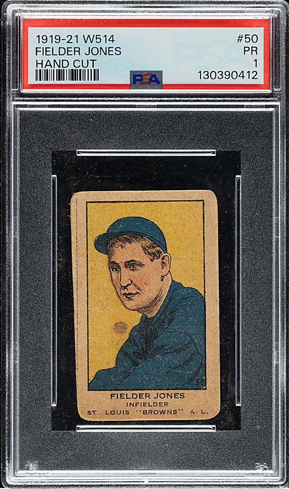 1920-1921 W514 #50 Fielder Jones PSA POOR 1