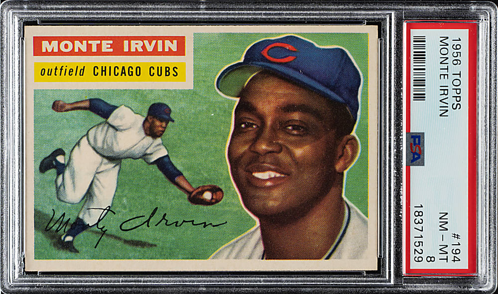 1956 Topps #194 Monte Irvin PSA NM-MT 8