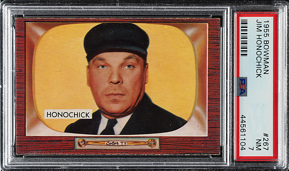 1955 Bowman #267 Jim Honochick PSA NM 7