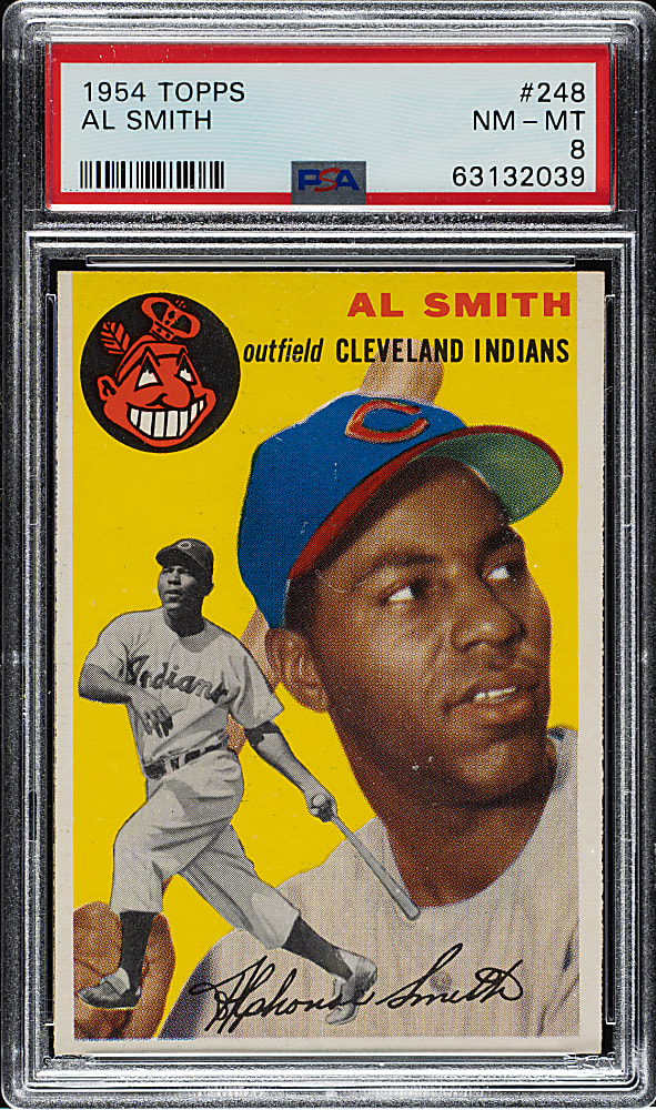 1954 Topps #248 Al Smith PSA NM-MT 8