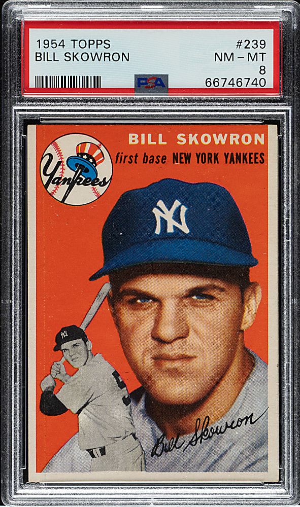 1954 Topps #239 Bill Skowron PSA NM-MT 8