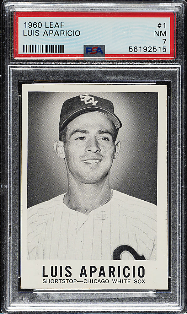1960 Leaf #1 Luis Aparicio PSA NM 7