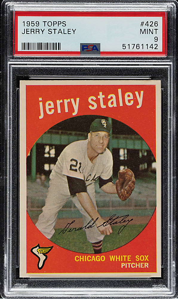1959 Topps #426 Jerry Staley PSA MINT 9