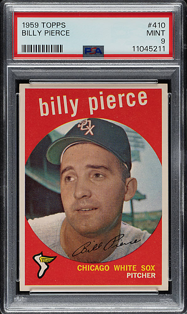 1959 Topps #410 Billy Pierce PSA MINT 9