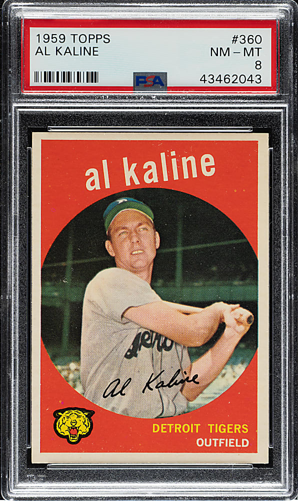 1959 Topps #360 Al Kaline PSA NM-MT 8