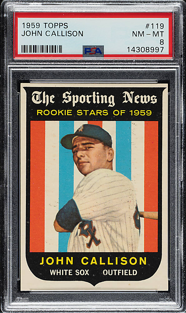 1959 Topps #119 John Callison PSA NM-MT 8