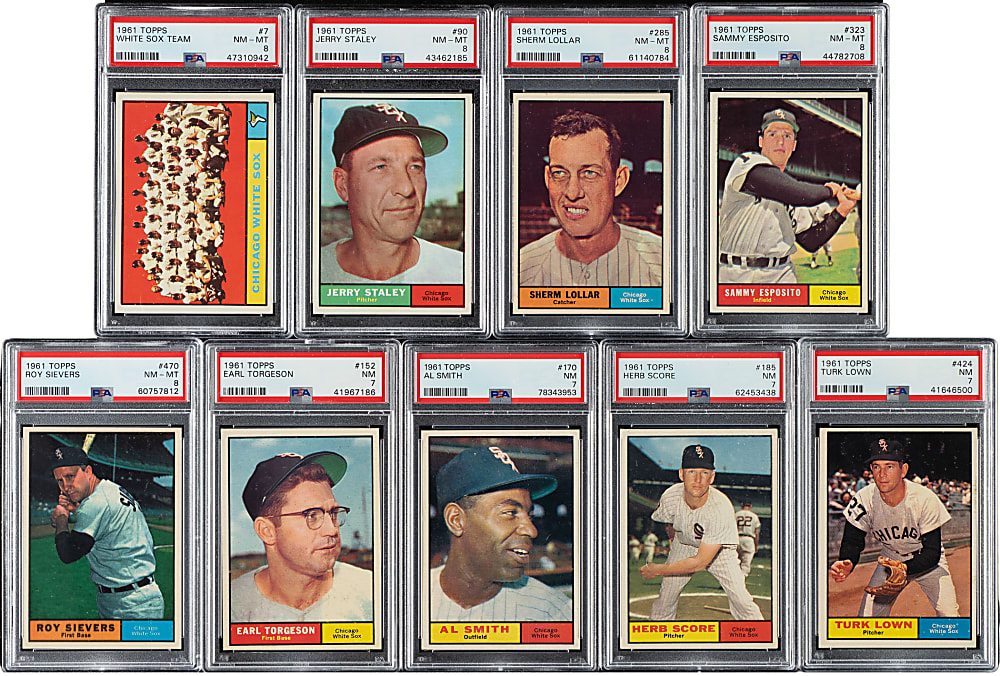 1961 Topps PSA-Graded Collection (13)