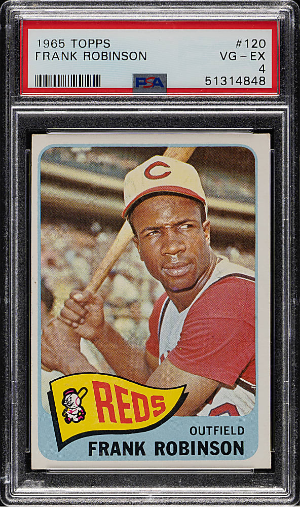 1965 Topps #120 Frank Robinson PSA VG-EX 4