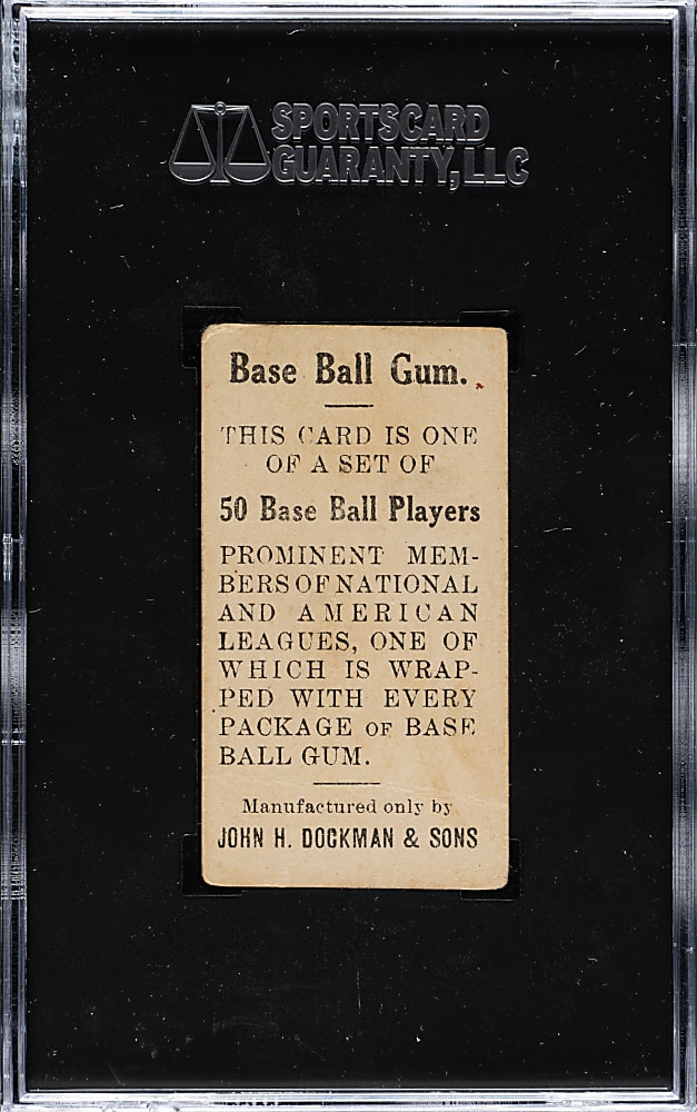 1909 E92 Dockman & Sons Bill Bergen SGC GOOD 2