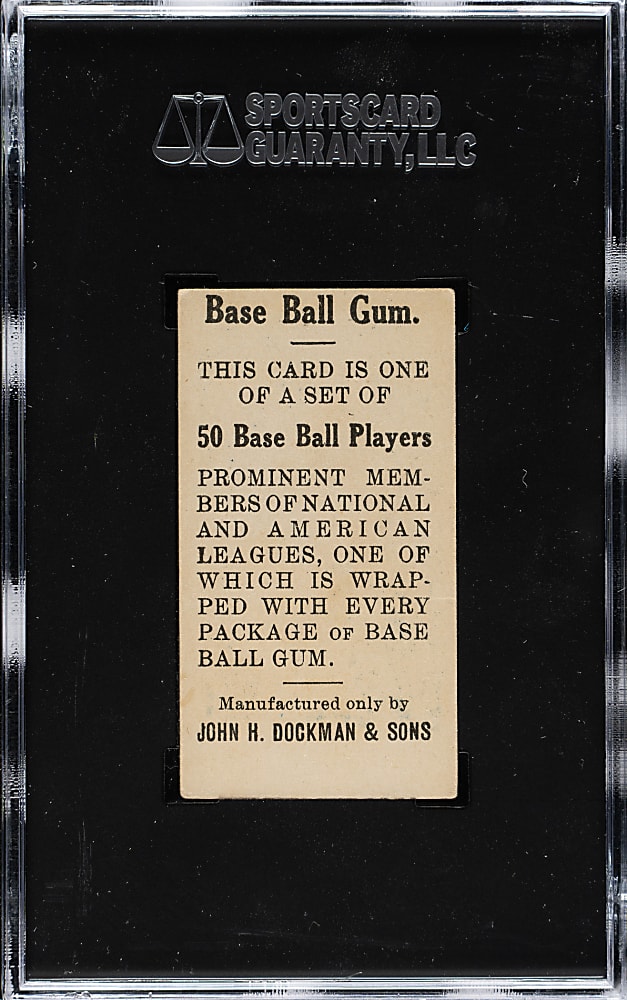 1909 E92 Dockman & Sons Hal Chase SGC VG/EX+ 4.5