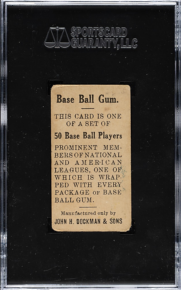 1909 E92 Dockman & Sons Sherry Magee SGC GOOD+ 2.5