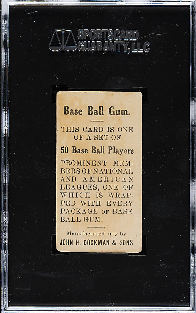 1909 E92 Dockman & Sons Dave Shean SGC VG 3
