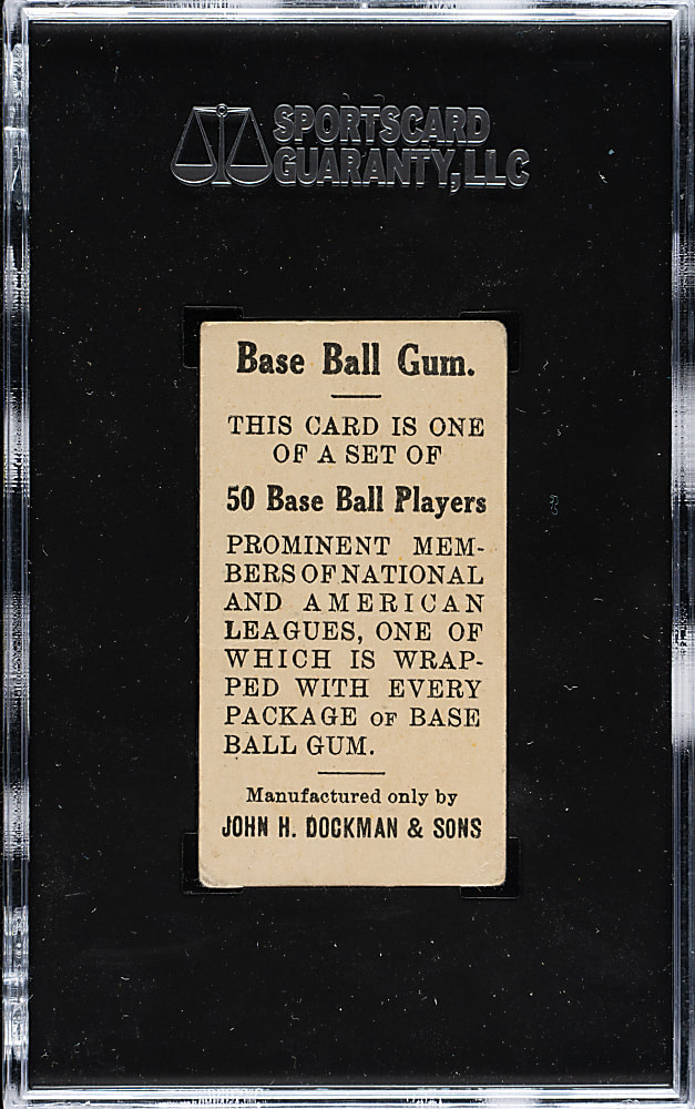 1909 E92 Dockman & Sons Bob Bescher SGC GOOD+ 2.5