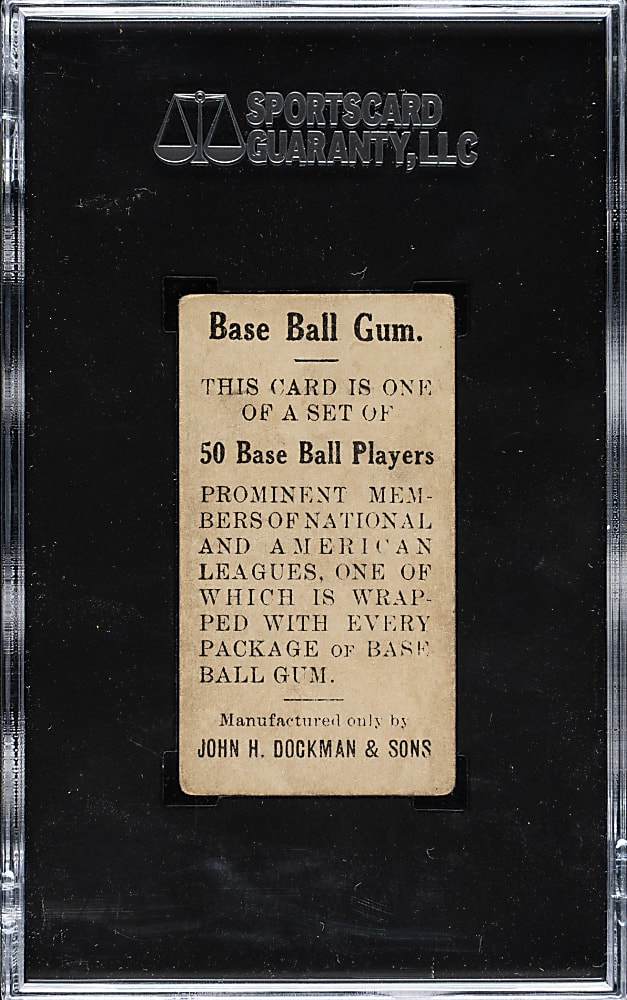 1909 E92 Dockman & Sons Larry Doyle Throwing SGC VG 3