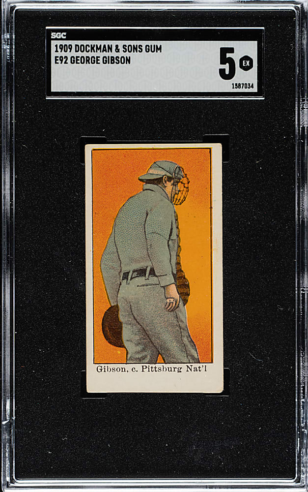 1909 E92 Dockman & Sons George Gibson SGC EX 5