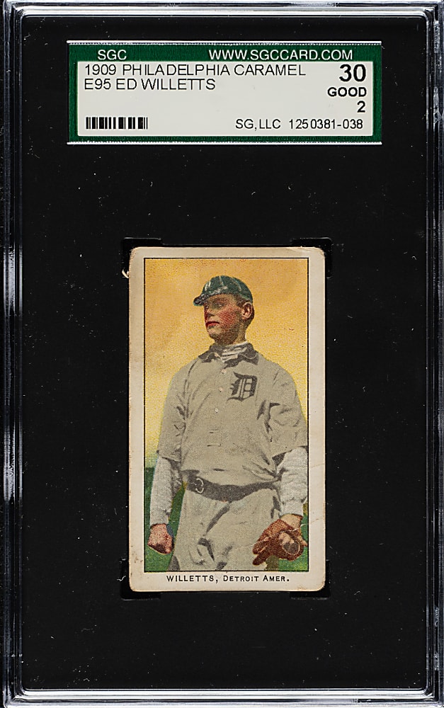 1909 E95 Philadelphia Caramel Ed Willetts SGC GOOD 30