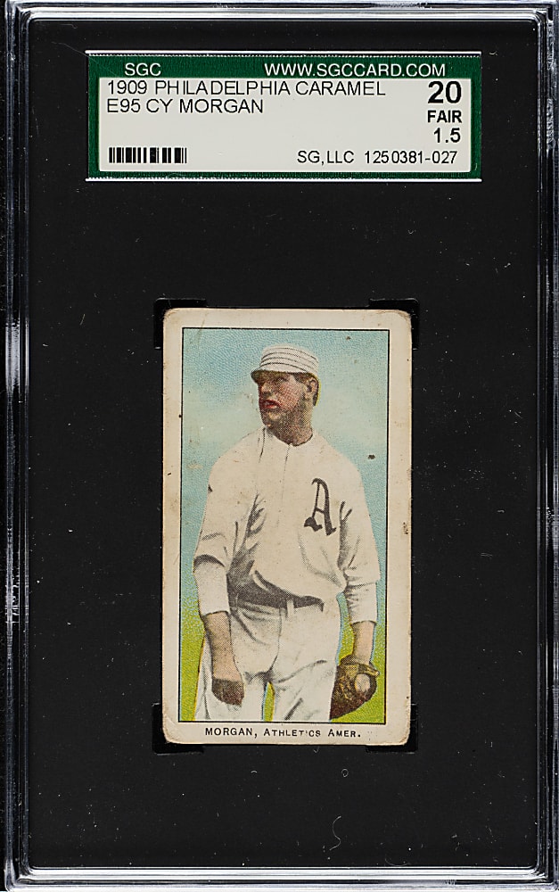 1909 E95 Philadelphia Caramel Cy Morgan SGC FAIR 20