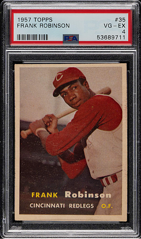 1957 Topps #35 Frank Robinson Rookie PSA VG-EX 4
