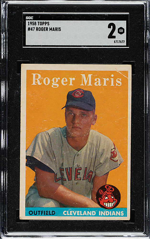 1958 Topps #47 Roger Maris Rookie SGC GOOD 2