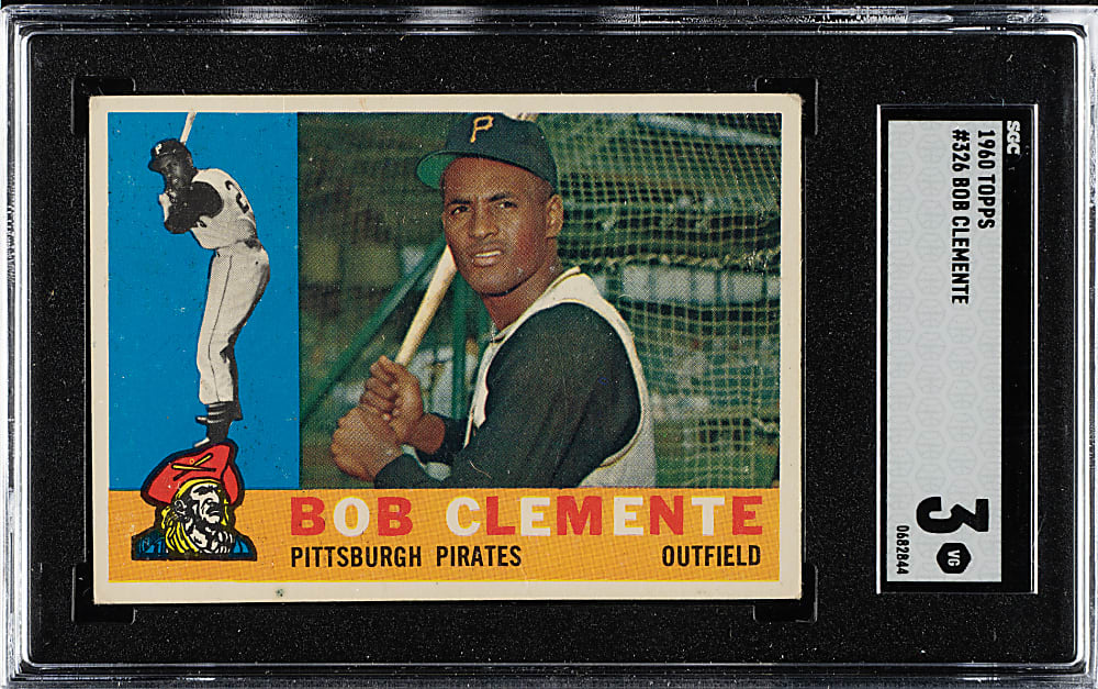 1960 Topps #326 Roberto Clemente SGC VG 3