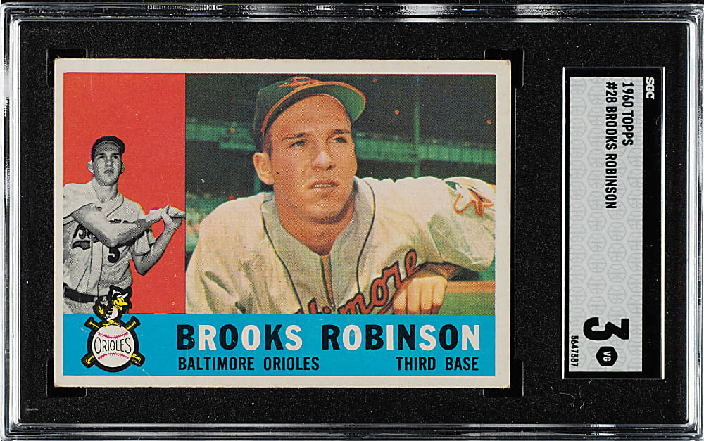 1960 Topps #28 Brooks Robinson SGC VG 3