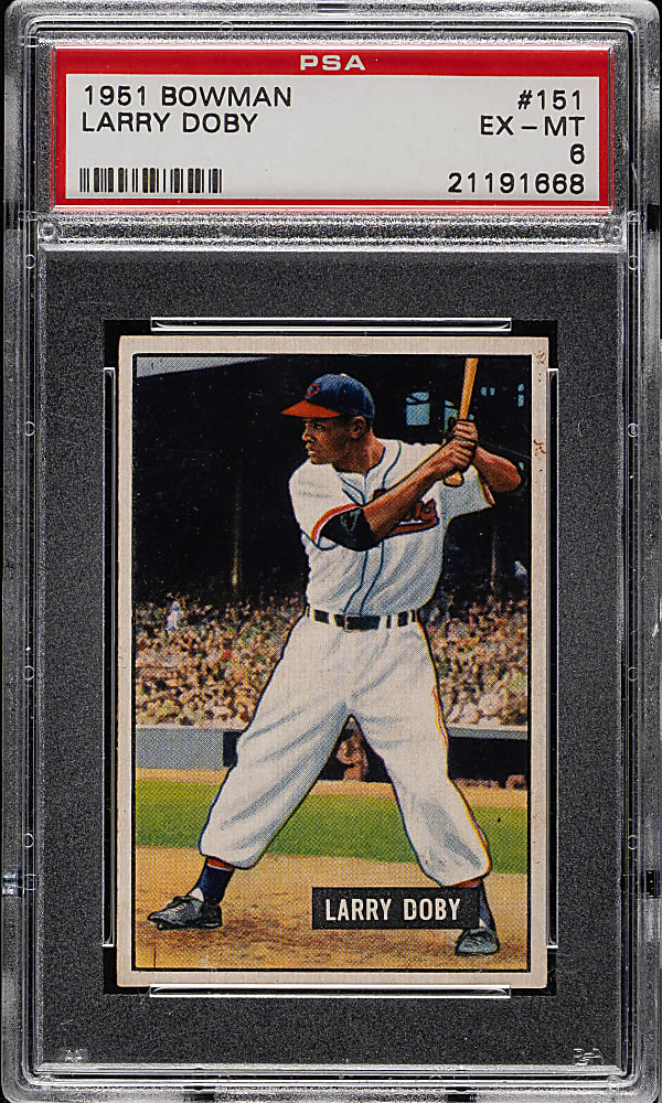 1951 Bowman #151 Larry Doby PSA EX-MT 6