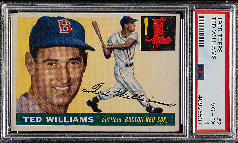 1955 Topps #2 Ted Williams PSA VG-EX 4
