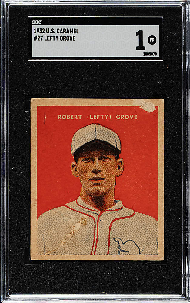 1932 R328 U.S. Caramel #27 Lefty Grove SGC POOR 1