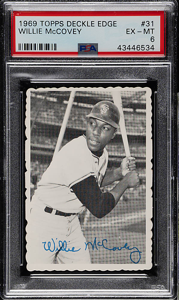 1969 Topps Deckle Edge #31 Willie McCovey PSA EX-MT 6