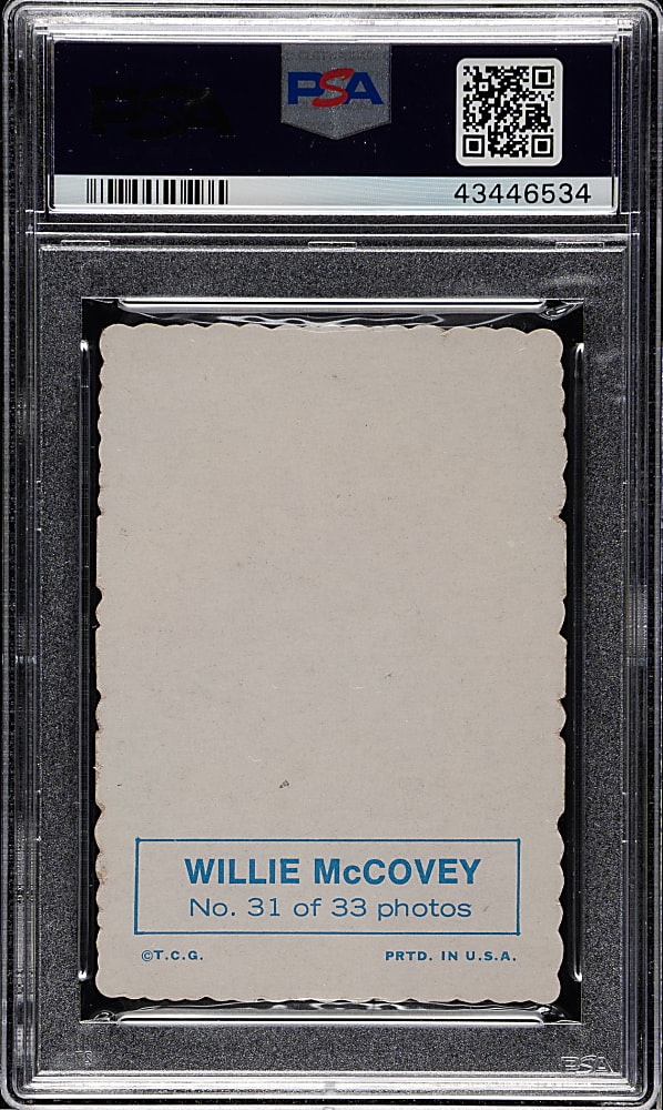 1969 Topps Deckle Edge #31 Willie McCovey PSA EX-MT 6