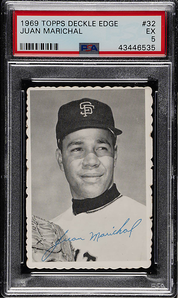 1969 Topps Deckle Edge #32 Juan Marichal PSA EX 5