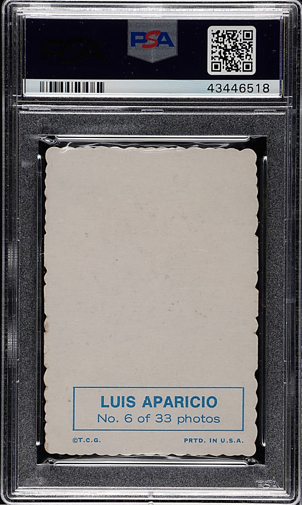 1969 Topps Deckle Edge #6 Luis Aparicio PSA VG 3