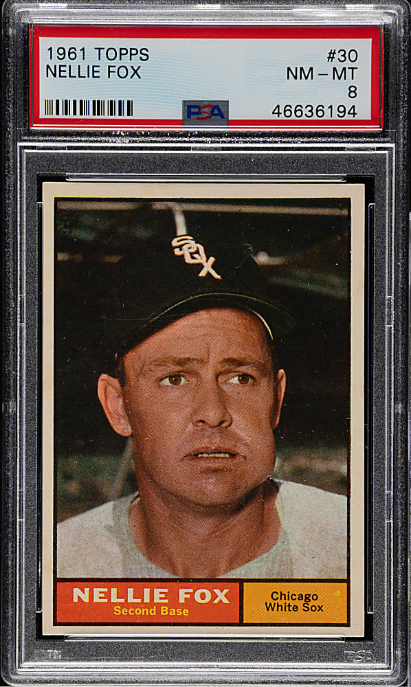 1961 Topps #30 Nellie Fox PSA NM-MT 8