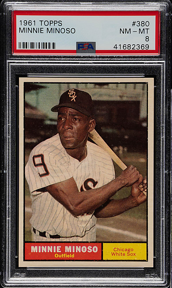 1961 Topps #380 Minnie Minoso PSA NM-MT 8