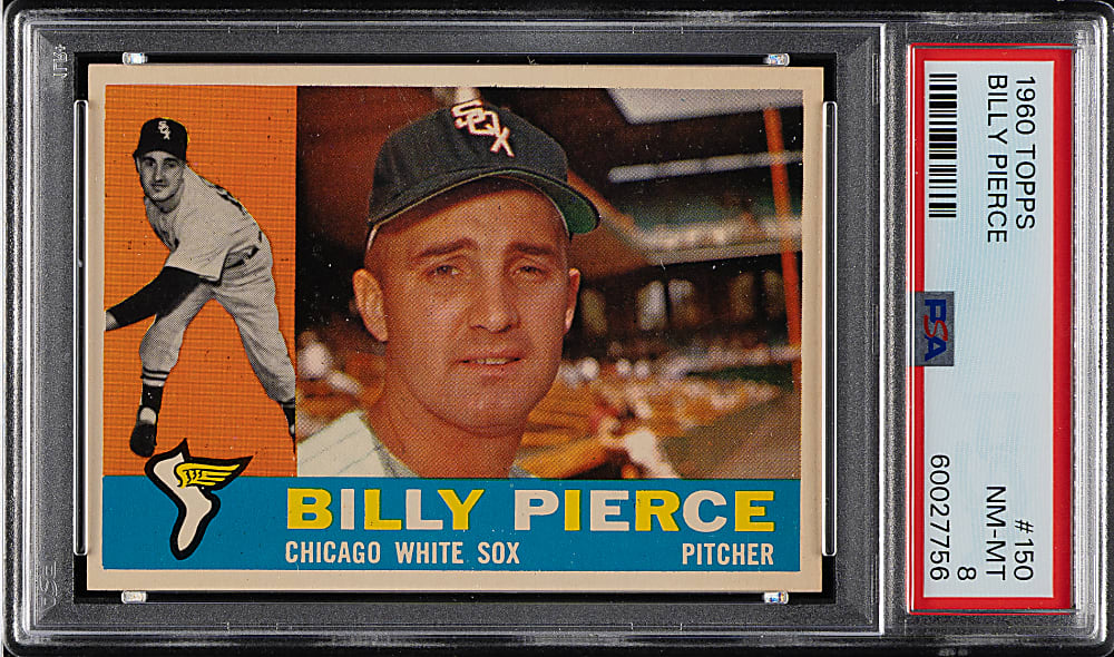 1960 Topps #150 Billy Pierce PSA NM-MT 8