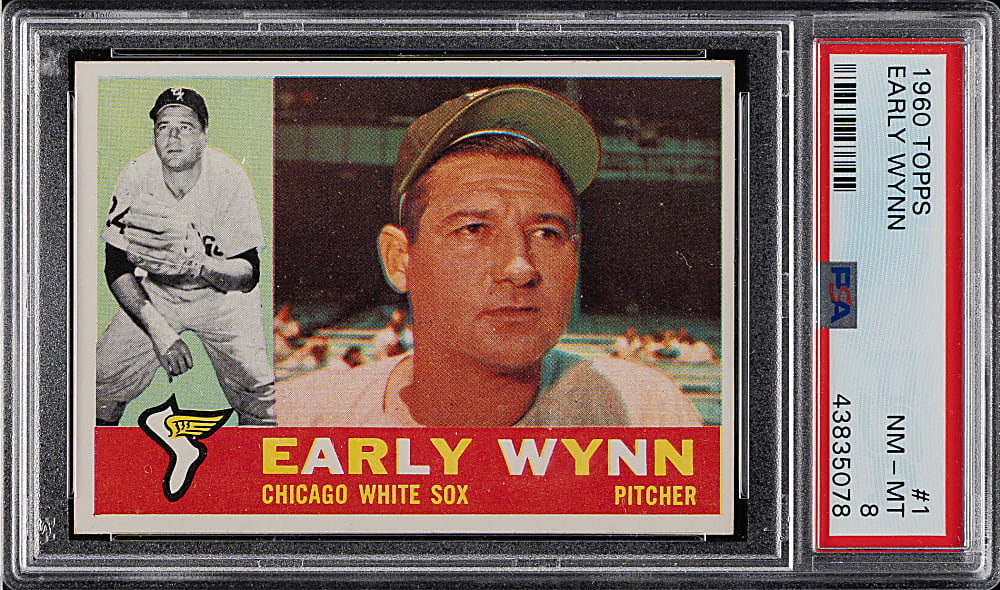 1960 Topps #1 Early Wynn PSA NM-MT 8