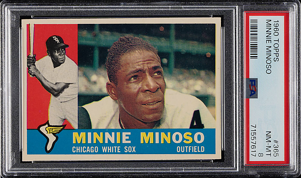 1960 Topps #365 Minnie Minoso PSA NM-MT 8