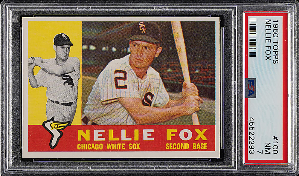 1960 Topps #100 Nellie Fox PSA NM 7