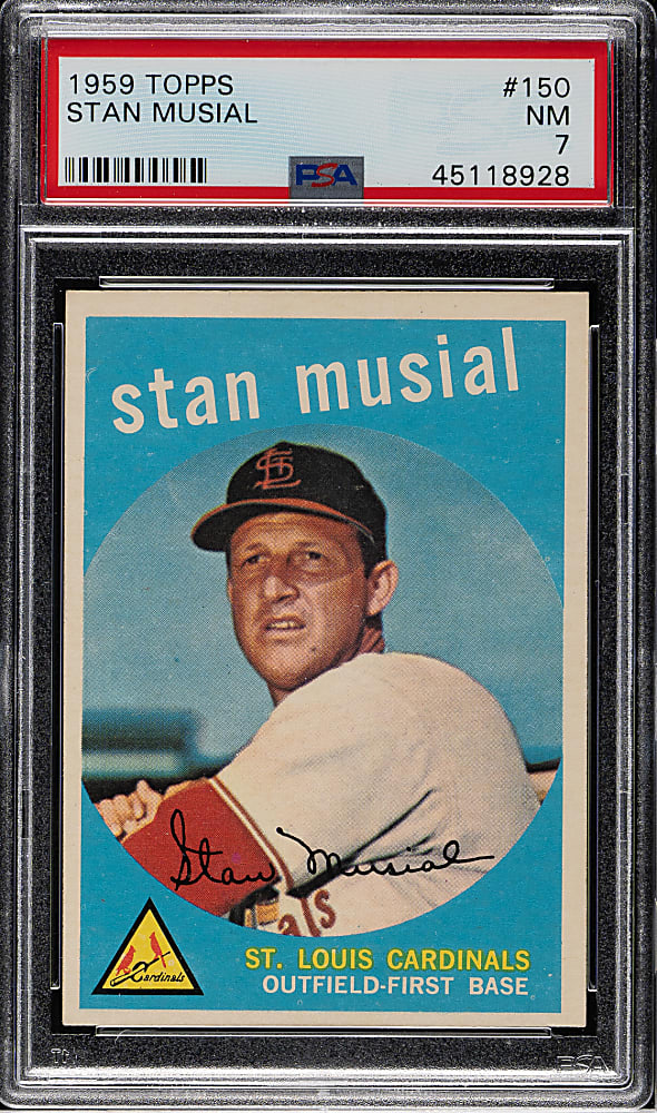 1959 Topps #150 Stan Musial PSA NM 7