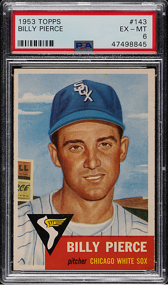 1953 Topps #143 Billy Pierce PSA EX-MT 6