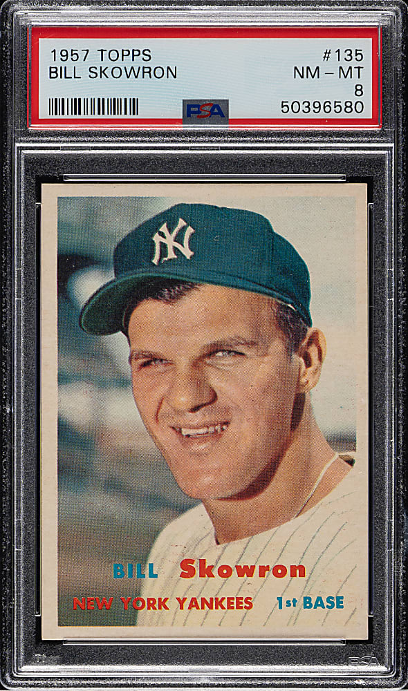 1957 Topps #135 Bill Skowron PSA NM-MT 8