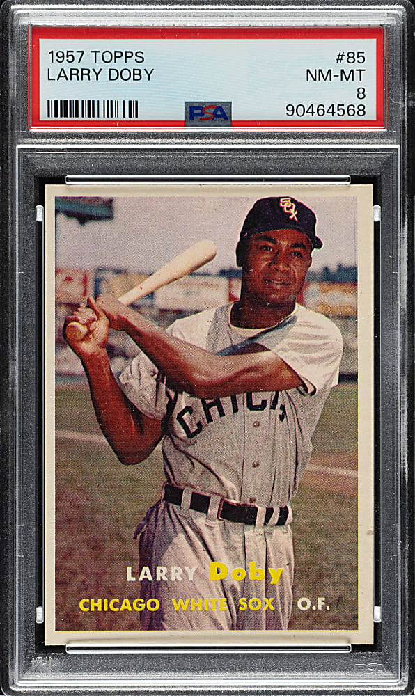 1957 Topps #85 Larry Doby PSA NM-MT 8