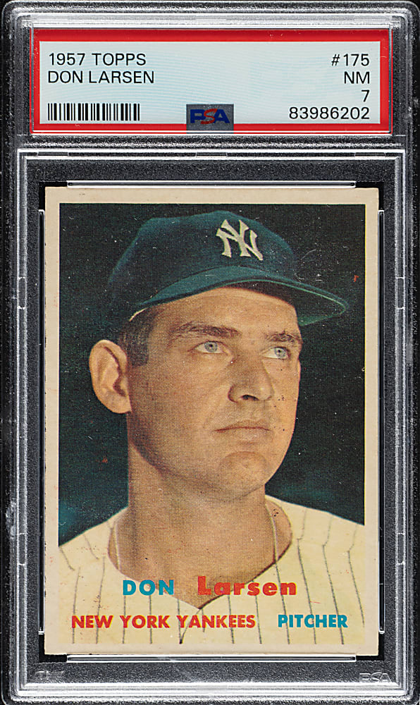 1957 Topps #175 Don Larsen PSA NM 7