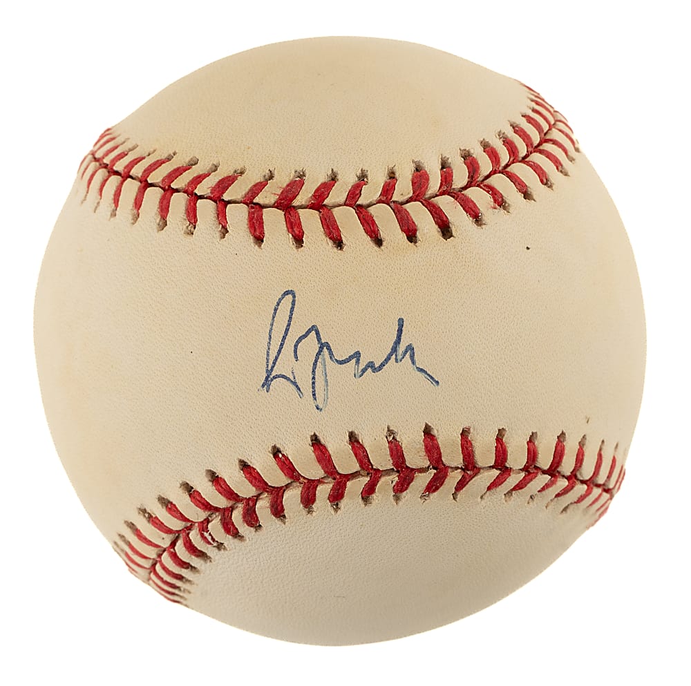 Greg Maddux Single-Signed 1995 World Series Baseball - JSA